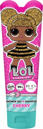 LOL SURPRISE Cherry 2 az 1-ben tusfürdő és sampon cseresznye illattal 240 ml