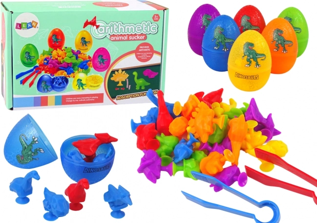 Dínófigurák tapadókoronggal