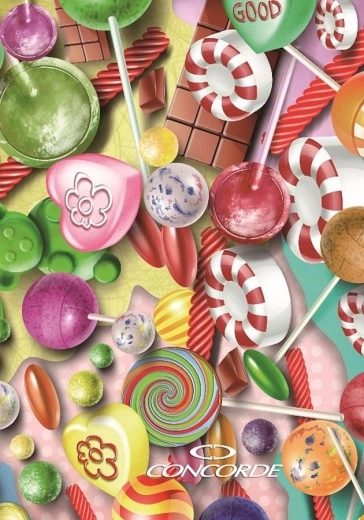 Jegyzetfüzet A5 vonalas 8 mm, 200 lap CONCORDE