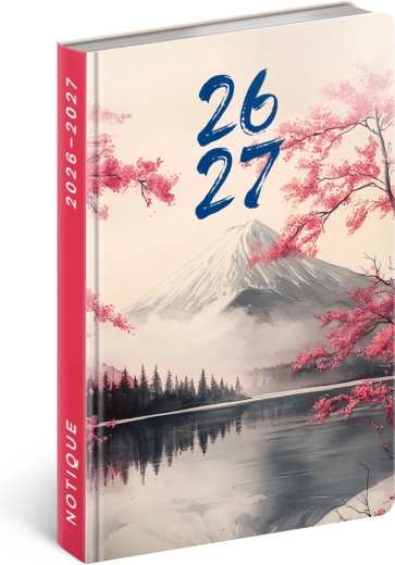 Notique 18 hónapos határidőnapló Petito Japán 2026/2027, 11 × 16 cm