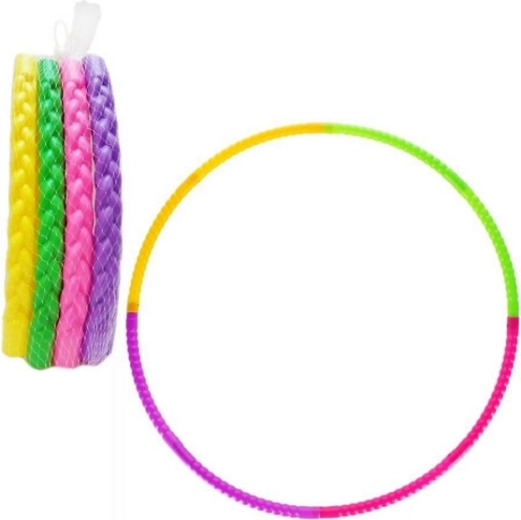 Összecsukható hula hoop karika 74 cm – 4 színes készlet
