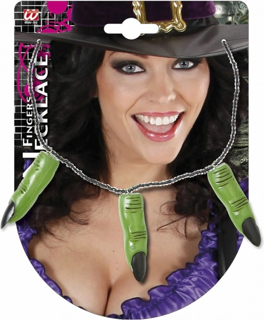 Ijesztő horror nyaklánc ujjal