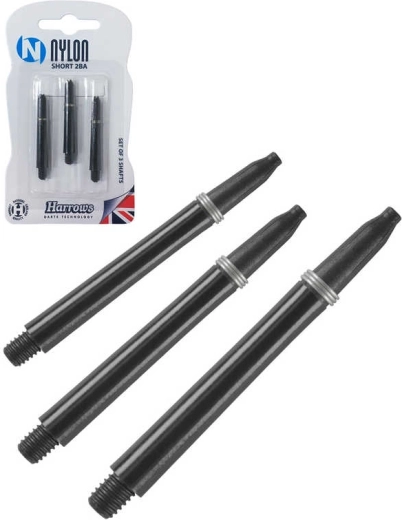 Csere szárak darts nyilakhoz Harrows Nylon Short 2BA (S) – 3 db-os készlet