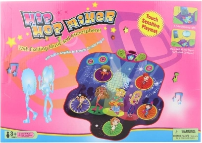 Játékos táncszőnyeg fényekkel és zenével