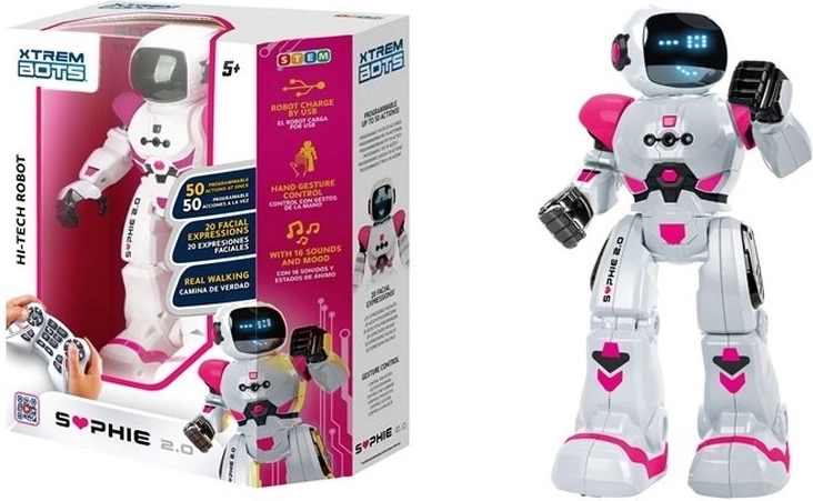 Xtrem Bots Sophie 2.0 interaktív oktató robot gyerekeknek