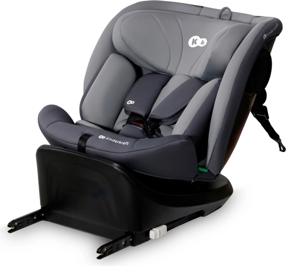 Kinderkraft i-Grow i-Size forgatható autósülés 40–150 cm szürke