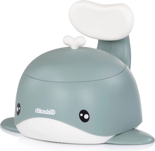 Chipolino Whale zöld gyerek bili háttámlával