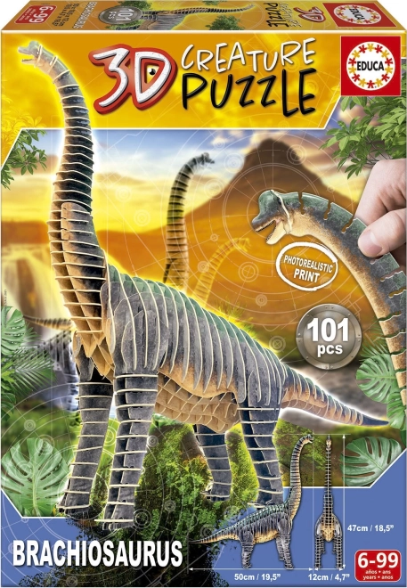 3D puzzle Brachiosaurus - 101 darab