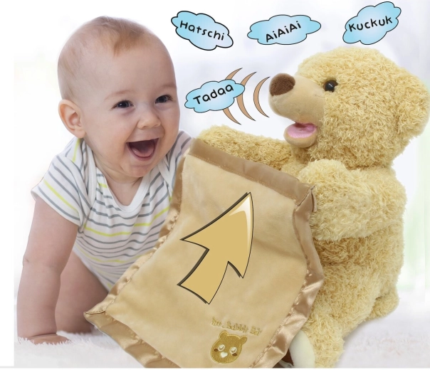 Jamara interaktív plüss mackó Mr. Babble Bear, barna
