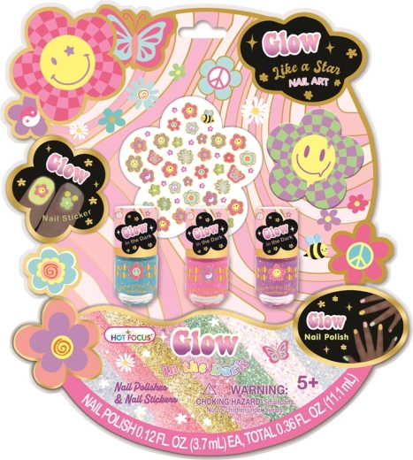 Gyerek körömlakk- és matrica készlet