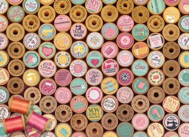 Puzzle cobble hill vidám varrás 500 darab