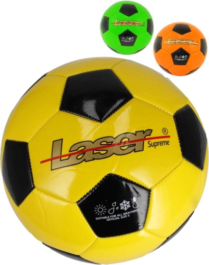 Neon színű Laser futballlabda, 5-ös méret - 1 db