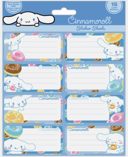 My Melody füzetcímkék