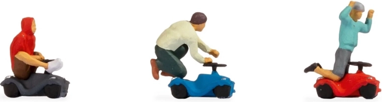 Noch Bobby Car versenyző figurakészlet (H0)