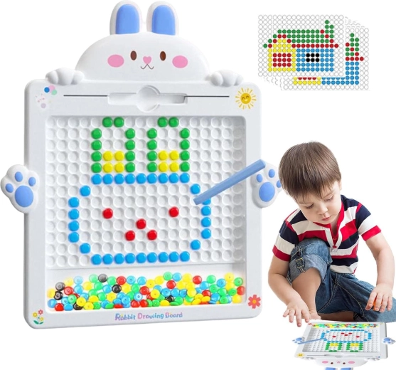Mágneses tábla MagPad Montessori nyuszi – 2 db WOOPIE