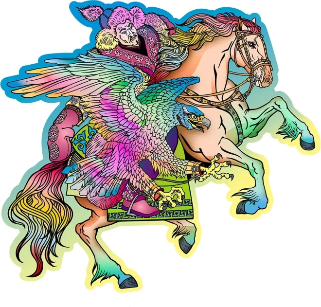 Fa puzzle Ló és Sas 250 darab