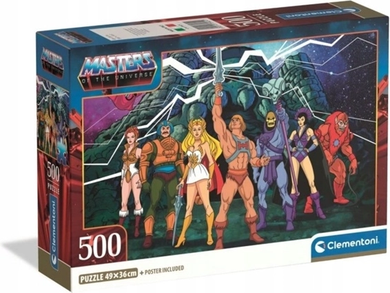 Clementoni kompakt puzzle 500 darab Masters of the Universe