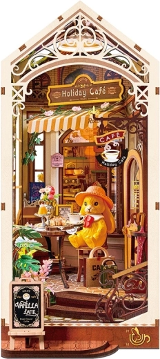 RoboTime 3D kirakó könyvtámasz – nyári kávézó