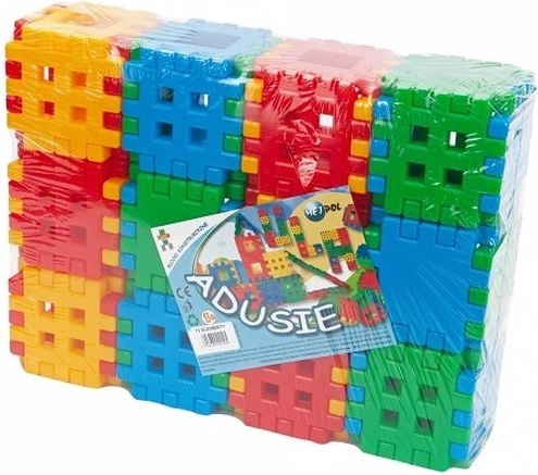 Adusie puha, felfújható építőkockák 72 db
