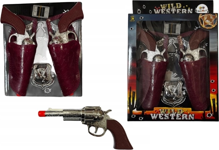 Gyermek revolver készlet dobozban – 1 db