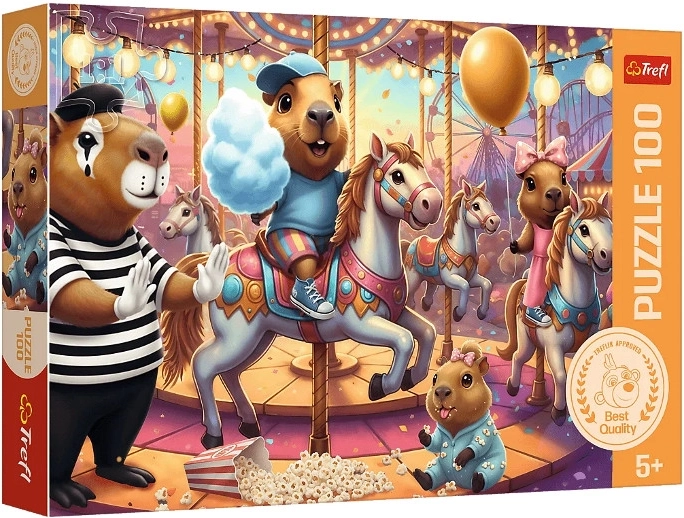 Kapybarák nyaraláson – 100 darabos puzzle