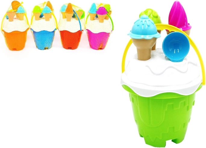 Homokozó készlet Vár fagylaltkelyhekkel