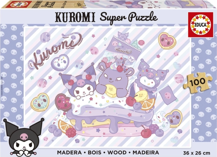 Educa fa puzzle Kuromi 100 darab