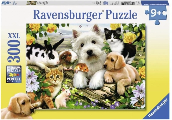 Ravensburger puzzle Happy Animal Buddies 300 darabos