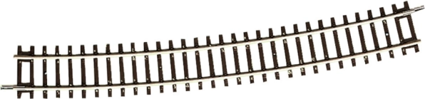 Roco Line íves vágány R10 fa talpfákkal