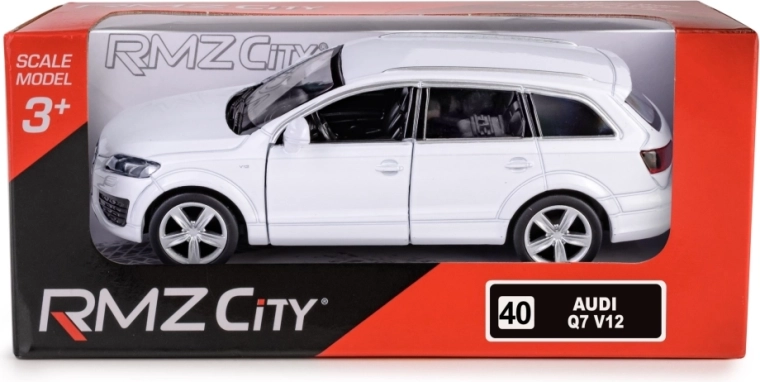 Fém modell RMZ City Audi Q7 V12 1:40 fehér