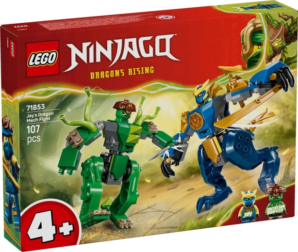 Lego Ninjago csata Jay sárkánypáncélos mechében