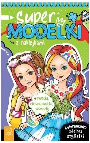 Szupermodellek – kifestő matricákkal