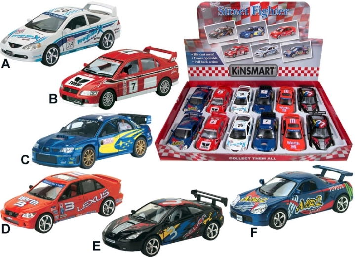 Fém modell – versenyautók