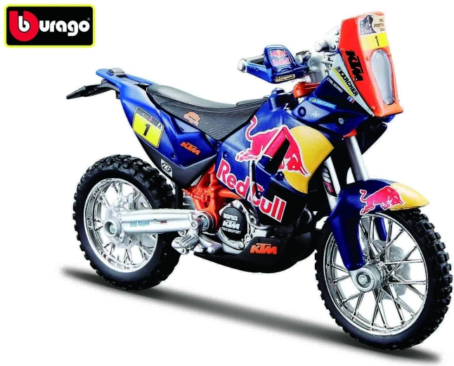 Bburago Red Bull KTM 450 Rally Dakar motorkerékpár 1:18