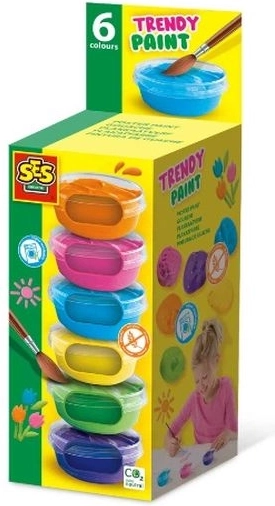 SES Creative plakátfestékek – divatos színek 6 × 45 ml