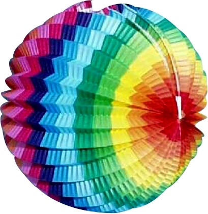 Papírlámpa kerek 15 cm