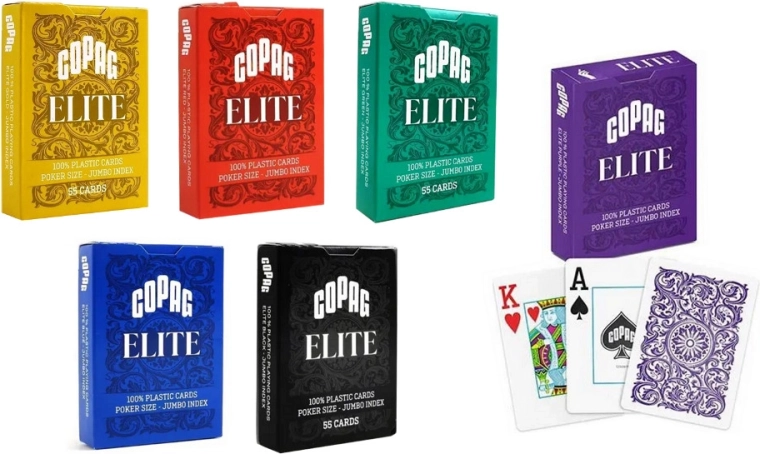 COPAG Elite Jumbo Face pókerkártyák (vegyes színek)