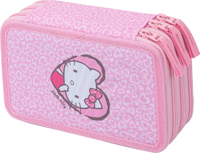 Baagl háromemeletes iskolai tolltartó Hello Kitty Sweet Leopard (GRS)