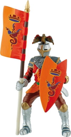 Bullyland tornalovag piros figura