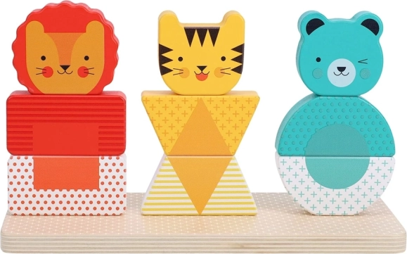 Petite Collage fa kirakós rejtvény állatokkal