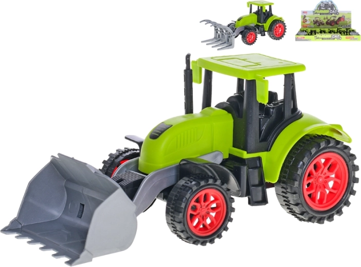 Lendkerekes traktor 17 cm – gyermek markoló vagy fogókar