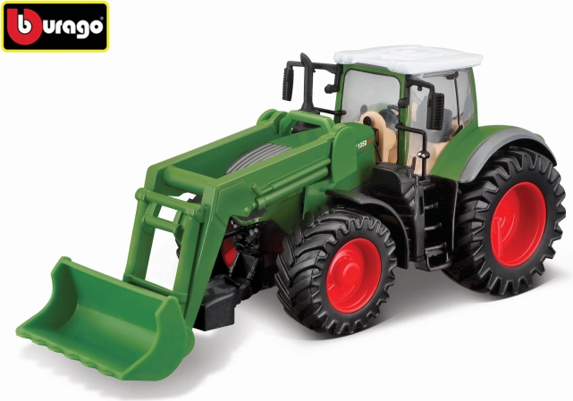 Bburago traktor Fendt 1050 Vario elülső kanállal