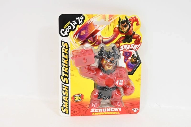 Heroes of Goo Jit Zu Smash Strikers Terrorbull nyújtható figura