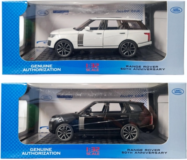 Fém Range Rover 1:32 modell fénnyel és hanggal