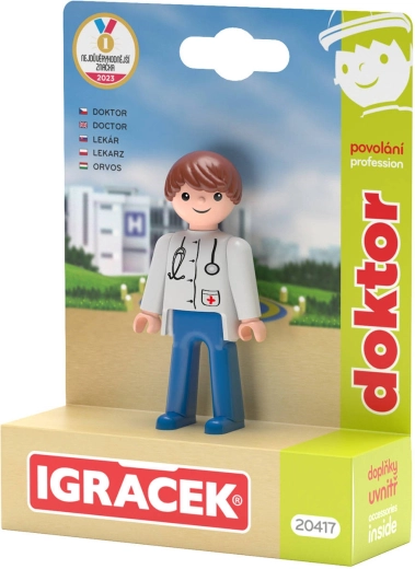 Efko Igráček doktor foglalkozás készlet – figura kiegészítőkkel