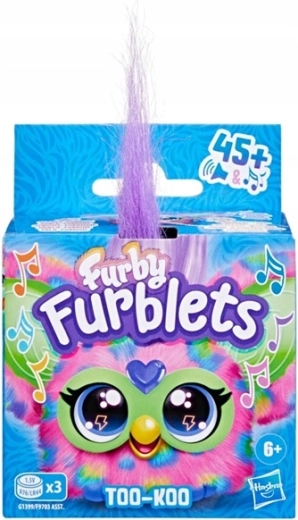 Furby Furblets Too-Koo interaktív mini plüssfigura csipesszel