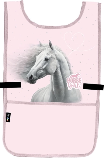 Romantic lovas mintás kötény poncsó