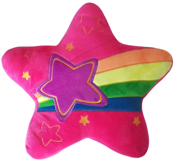 Csillag alakú párna 38 cm