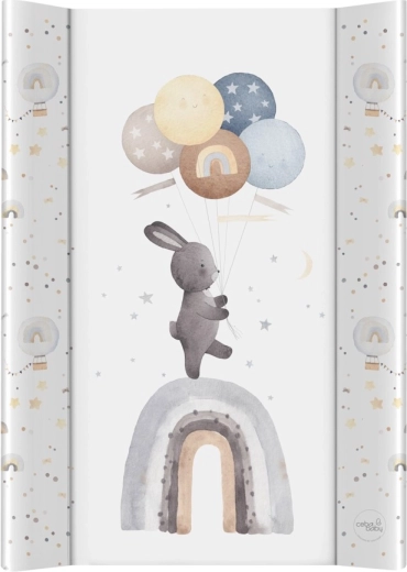 Ceba Baby pelenkázó alátét merev lappal 50 × 70 cm Basic Rainbow Walk