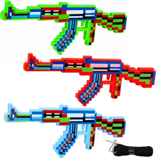 Pixeles gyermekpuska fény- és hangeffektekkel – 1 darab